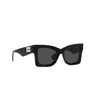 Miu Miu MU 08WS Sunglasses 1AB5S0 black - three-quarters view