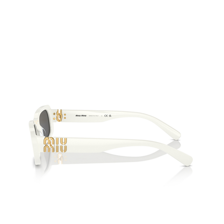 Miu Miu MU 08ZS Sunglasses 1425S0 white ivory - 3/3