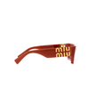 Miu Miu MU 09WS Sunglasses 10M08S cognac opal - product thumbnail 3/3
