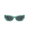 Miu Miu MU 09WS Sunglasses 19L09T ivy opal - product thumbnail 1/3