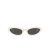 Miu Miu MU 09YS Sunglasses 1425S0 white - product thumbnail 1/3