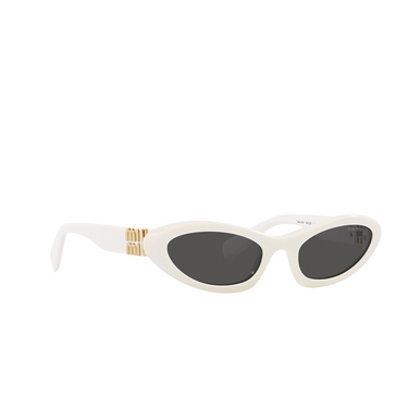 Miu Miu MU 09YS Sunglasses 1425S0 white - three-quarters view