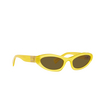 Miu Miu MU 09YS Sunglasses 17L01T ananas opal - product thumbnail 2/3