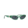 Miu Miu MU 09YS Sunglasses 19L09T anise opal - product thumbnail 2/3