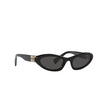 Miu Miu MU 09YS Sunglasses 1AB5S0 black - product thumbnail 2/3
