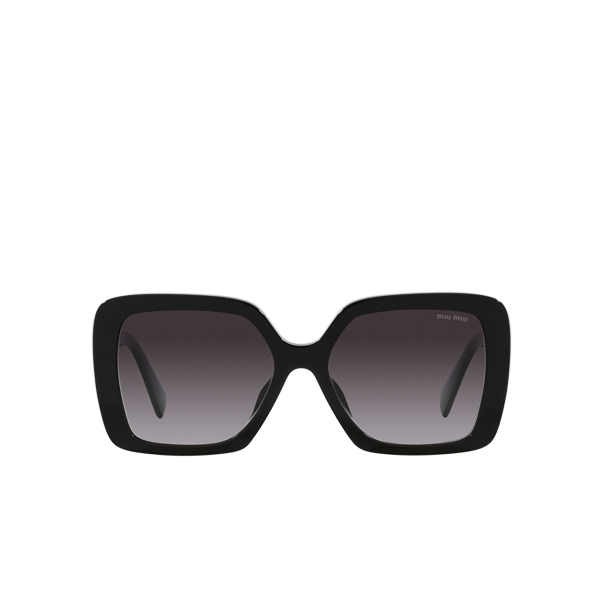 Miu Miu MU 10YS Sunglasses 1AB5D1 Black - front view