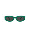 Miu Miu MU 11WS Sunglasses 15H5S0 green - product thumbnail 1/3