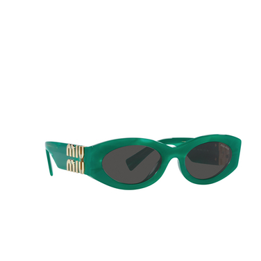 Miu Miu MU 11WS Sonnenbrillen 15H5S0 green - Dreiviertelansicht