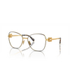 Miu Miu MU 50XV Eyeglasses KUI1O1 black / gold - product thumbnail 2/3