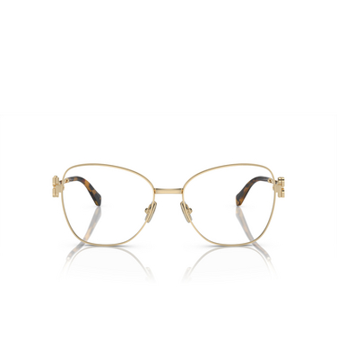 Miu Miu MU 50XV Korrektionsbrillen zvn1o1 pale gold - Vorderansicht