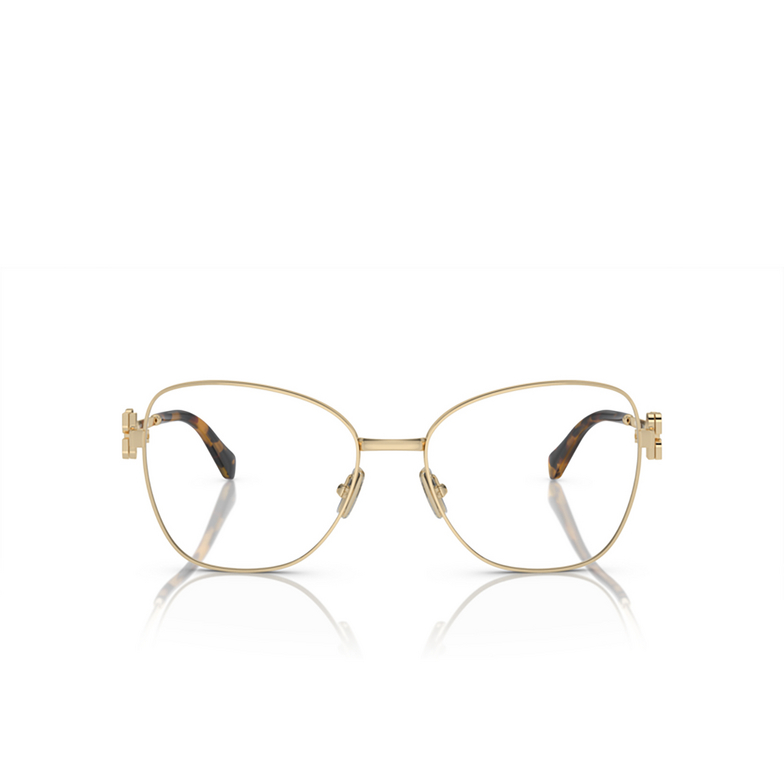 Miu Miu MU 50XV Eyeglasses ZVN1O1 pale gold - 1/3
