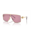 Miu Miu MU 51ZS Sunglasses ZVN50D pale gold - product thumbnail 2/3