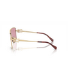 Miu Miu MU 51ZS Sunglasses ZVN50D pale gold - product thumbnail 3/3