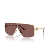 Miu Miu MU 51ZS Sunglasses ZVN70D pale gold - product thumbnail 2/3