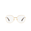 Miu Miu MU 52VV Eyeglasses 5AK1O1 gold - product thumbnail 1/3