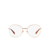 Miu Miu MU 52VV Eyeglasses ZVF1O1 rose gold - product thumbnail 1/3