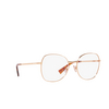 Miu Miu MU 52VV Eyeglasses ZVF1O1 rose gold - product thumbnail 2/3
