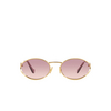 Miu Miu MU 52YS Sunglasses 5AK06S gold - product thumbnail 1/3