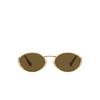 Miu Miu MU 52YS Sunglasses 7OE01T brass gold - product thumbnail 1/3