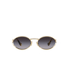 Miu Miu MU 52YS Sunglasses ZVN5D1 pale gold - product thumbnail 1/3