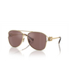 Miu Miu MU 52ZS Sunglasses ZVN70D pale gold - product thumbnail 2/3