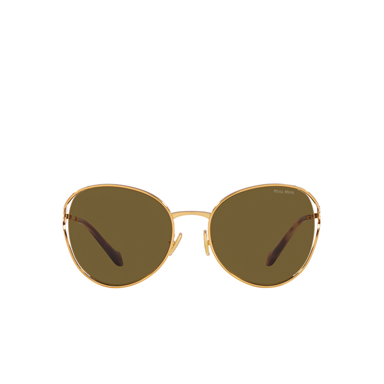 Miu Miu MU 53YS Sunglasses 7OE01T gold brass - 1/3