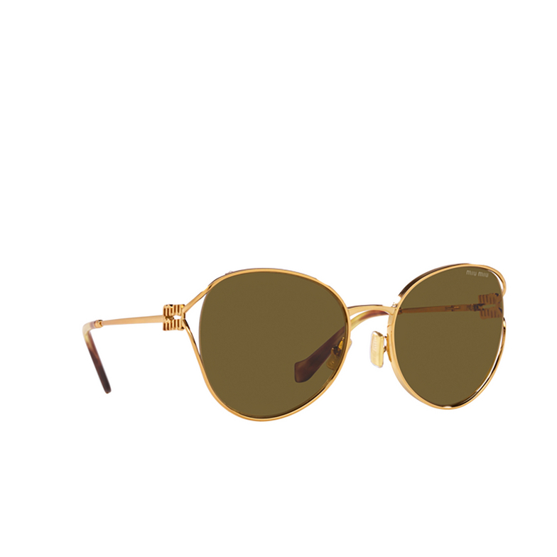 Miu Miu MU 53YS Sunglasses 7OE01T gold brass - 2/3