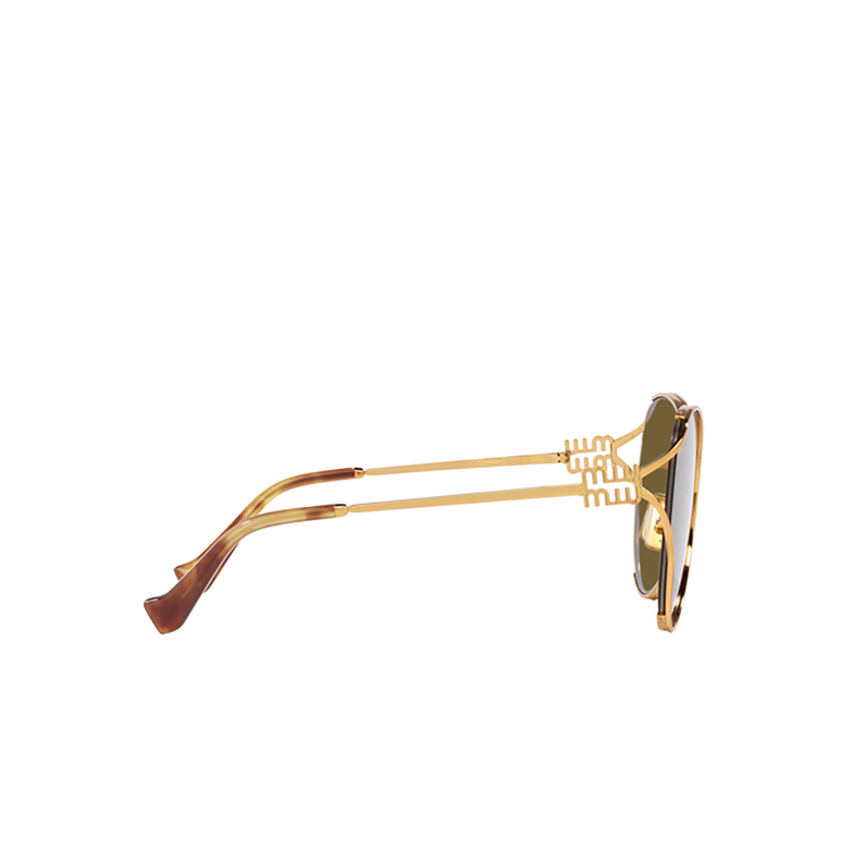 Gafas de sol Miu Miu MU 53YS 7OE01T gold brass - 3/3