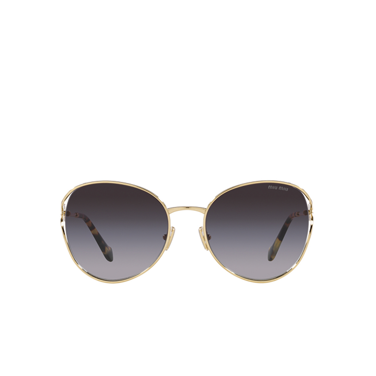 Miu Miu MU 53YS Sunglasses ZVN5D1 Pale Gold - front view