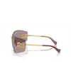 Occhiali da sole Miu Miu MU 54YS 5AK06I gold - anteprima prodotto 3/3