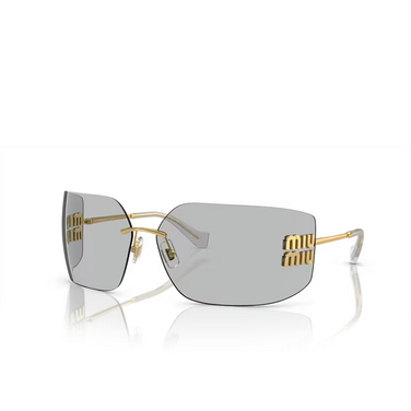 Miu Miu MU 54YS Sunglasses 5AK30B gold - three-quarters view