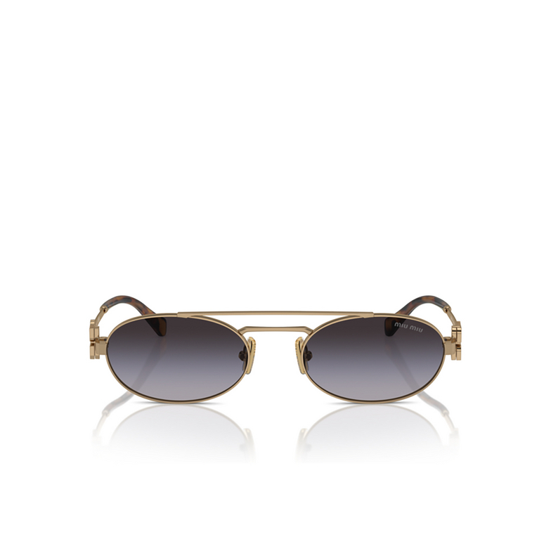 Miu Miu MU 54ZS Sunglasses 7OE5D1 antique gold - 1/3