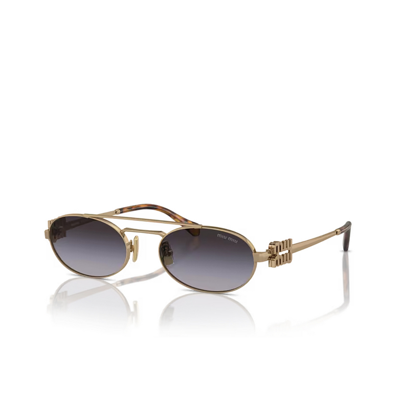 Miu Miu MU 54ZS Sunglasses 7OE5D1 antique gold - 2/3