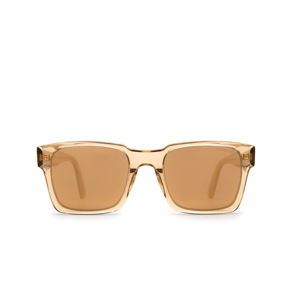 Moncler ARCSECOND Sunglasses 57G Shiny Beige - front view