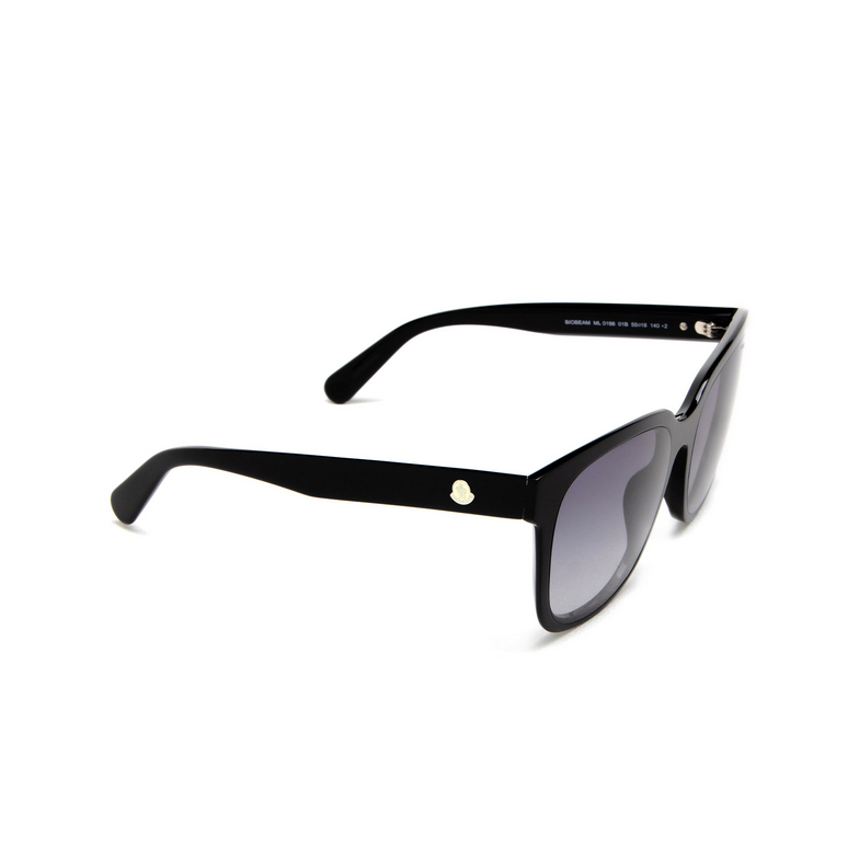 Gafas de sol Moncler BIOBEAM 01B shiny black - 2/3