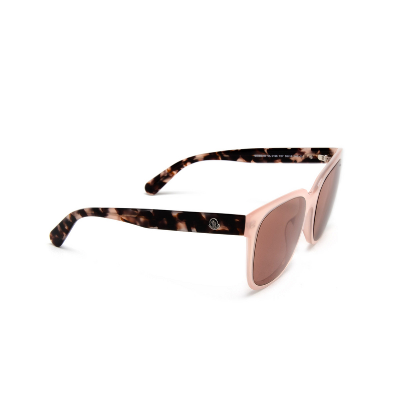 Moncler BIOBEAM Sunglasses 72Y shiny pink - 2/3