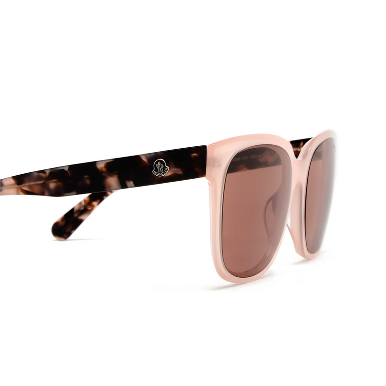 Occhiali da sole Moncler BIOBEAM 72Y shiny pink - 3/3