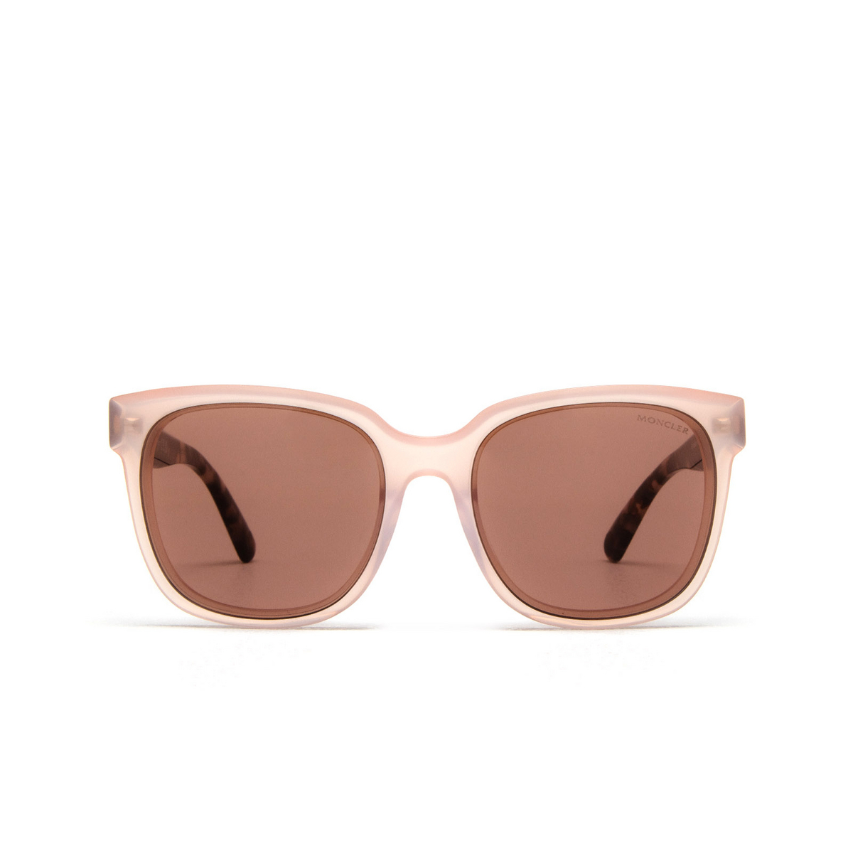 Moncler BIOBEAM Sunglasses 72Y Shiny Pink - front view