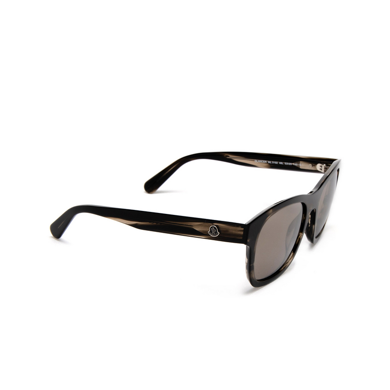 Moncler GLANCER Sunglasses 48L shiny dark brown - 2/3
