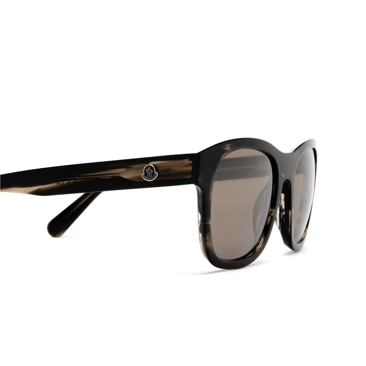 Moncler GLANCER Sunglasses 48L Shiny Dark Brown - product thumbnail 3/3