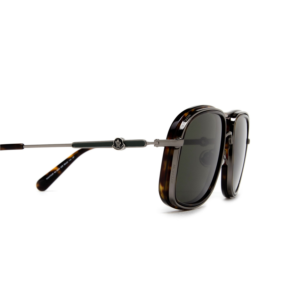 Moncler KONTOUR Sunglasses 52R Dark Havana - 3/3