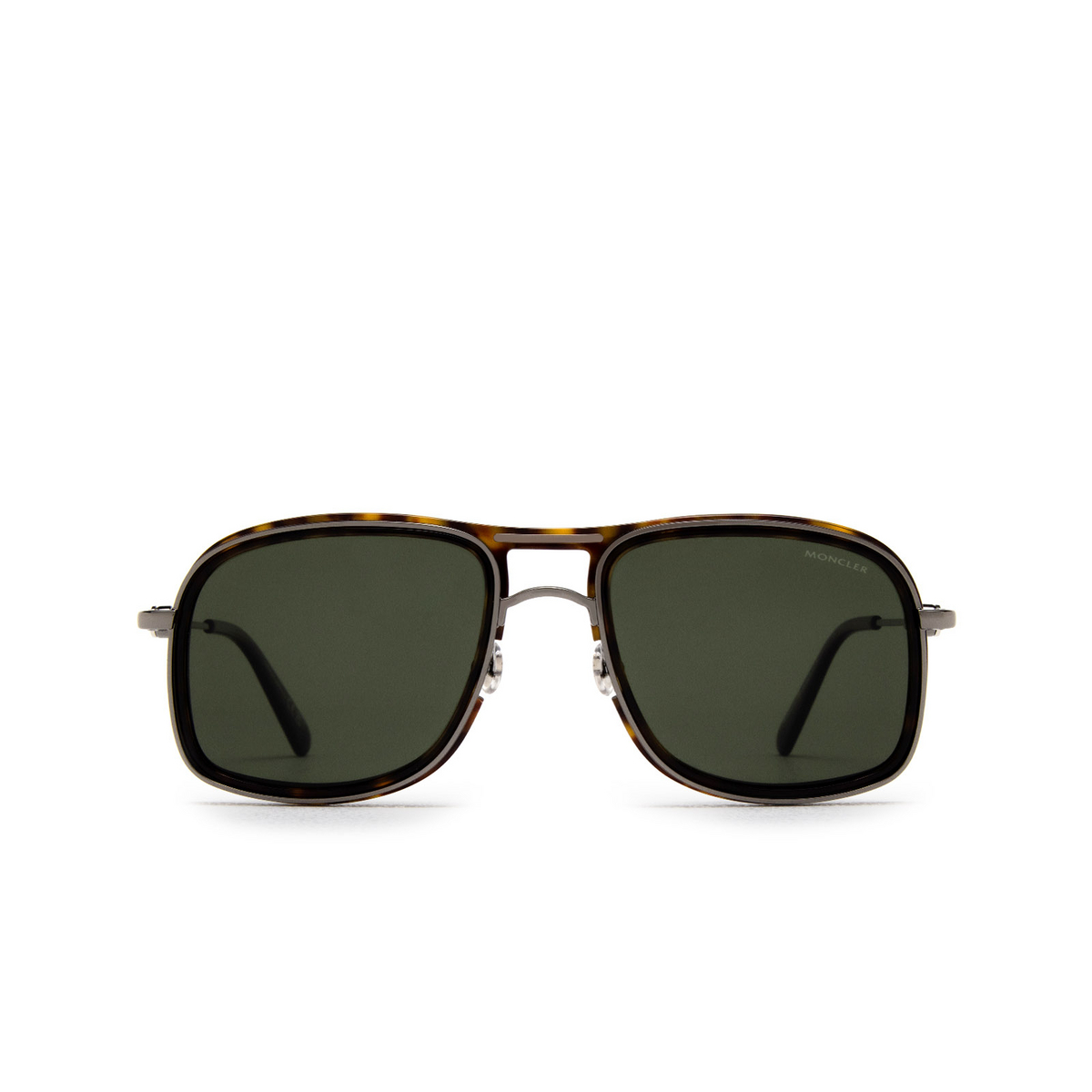 Moncler KONTOUR Sunglasses 52R Dark Havana - front view