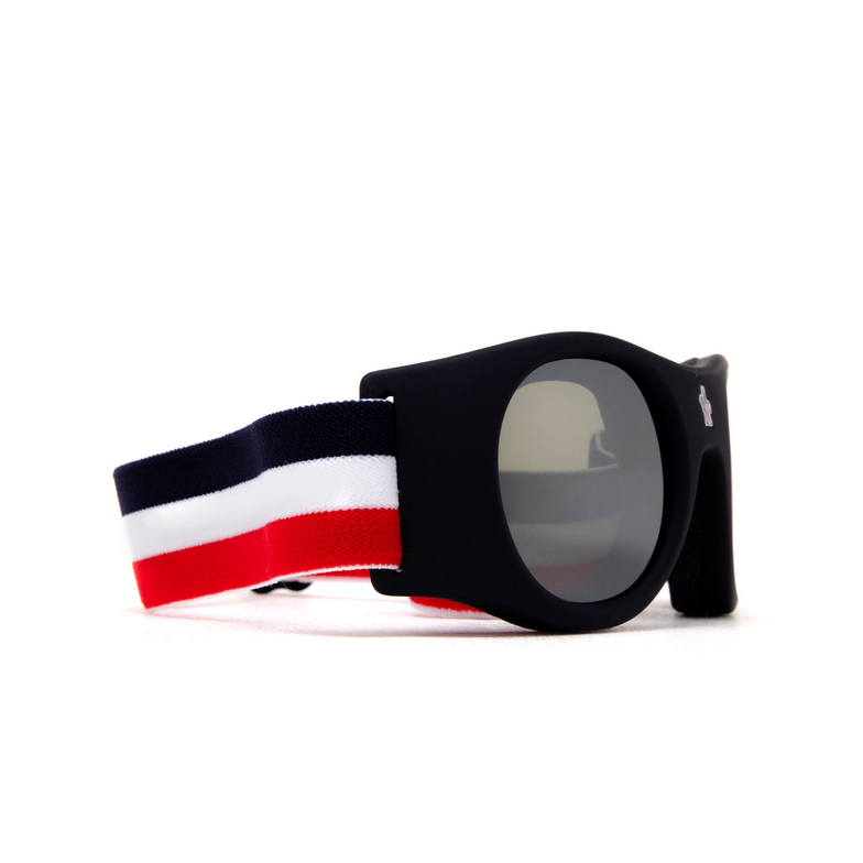 Moncler MASK Sunglasses 92C blue - 3/4