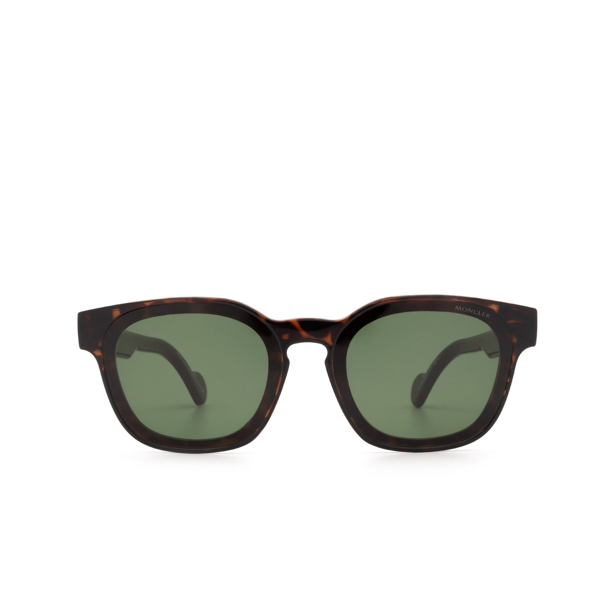 Moncler ML0086 Sunglasses 52N Dark Havana - product thumbnail 1/3