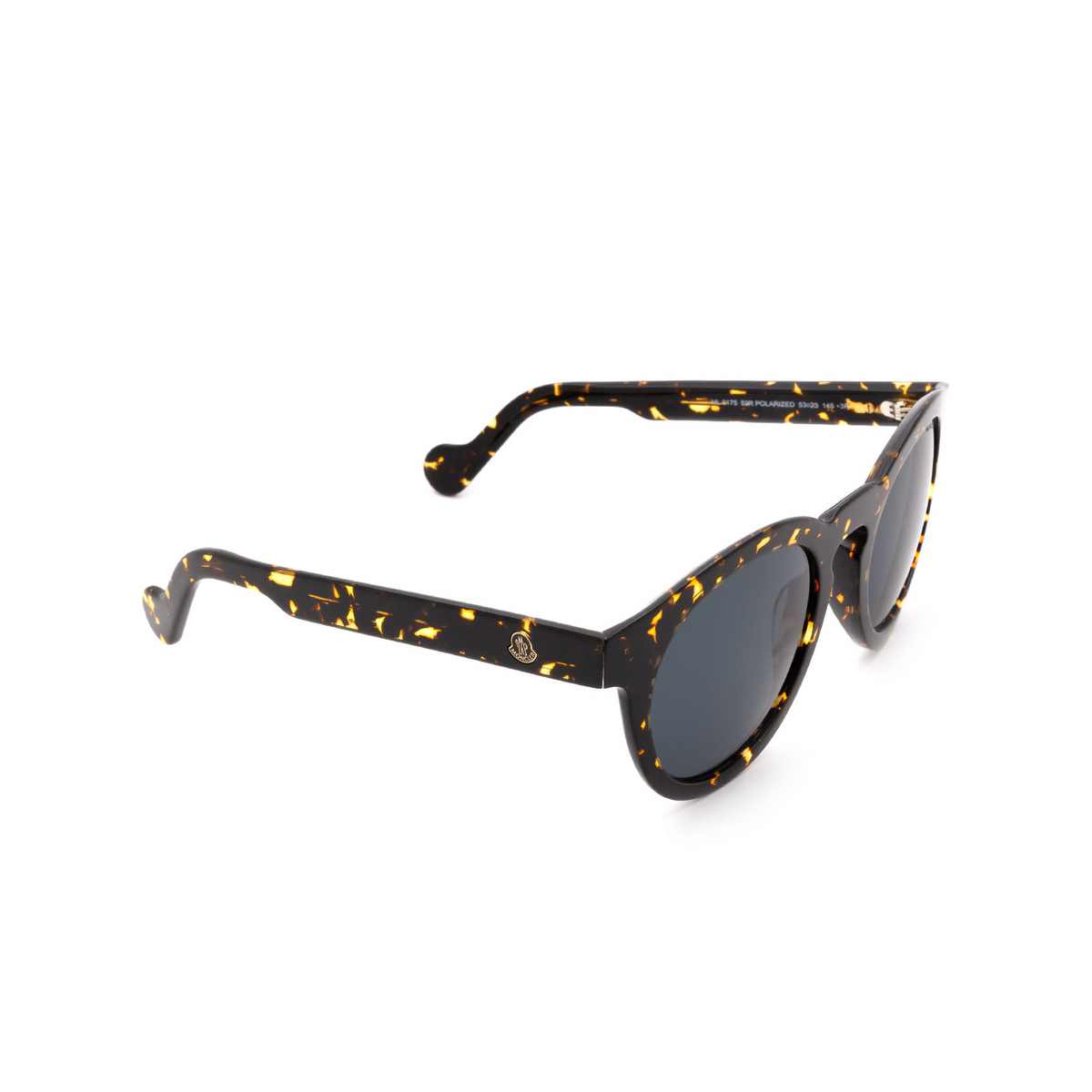Moncler ML0175 Sunglasses 52R Dark Havana - 2/3
