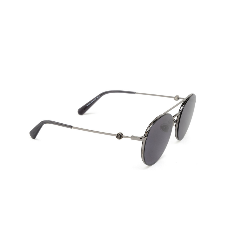 Moncler ML0214 Sunglasses 08A shiny gunmetal - 2/3