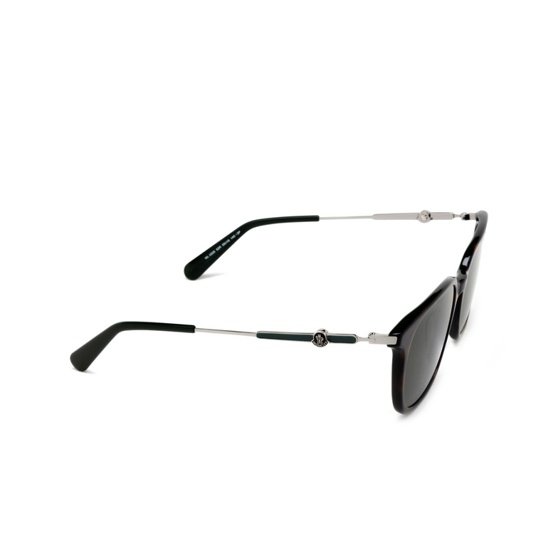 Moncler ML0225 Sunglasses 52R dark havana - 2/3