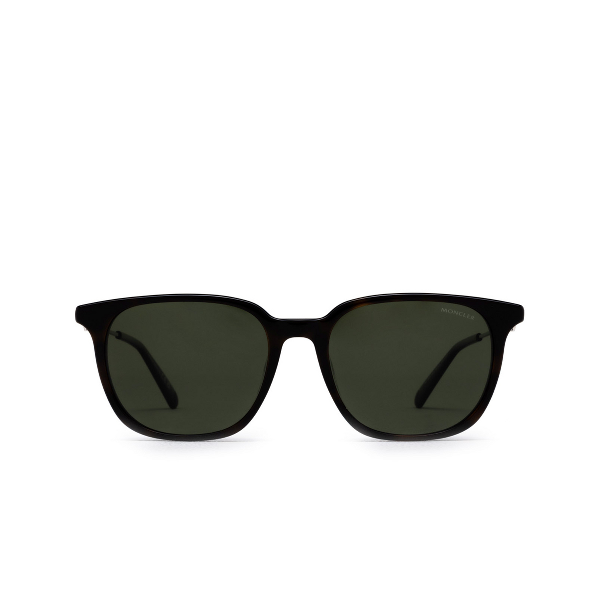 Moncler ML0225 Sunglasses 52R Dark Havana - front view