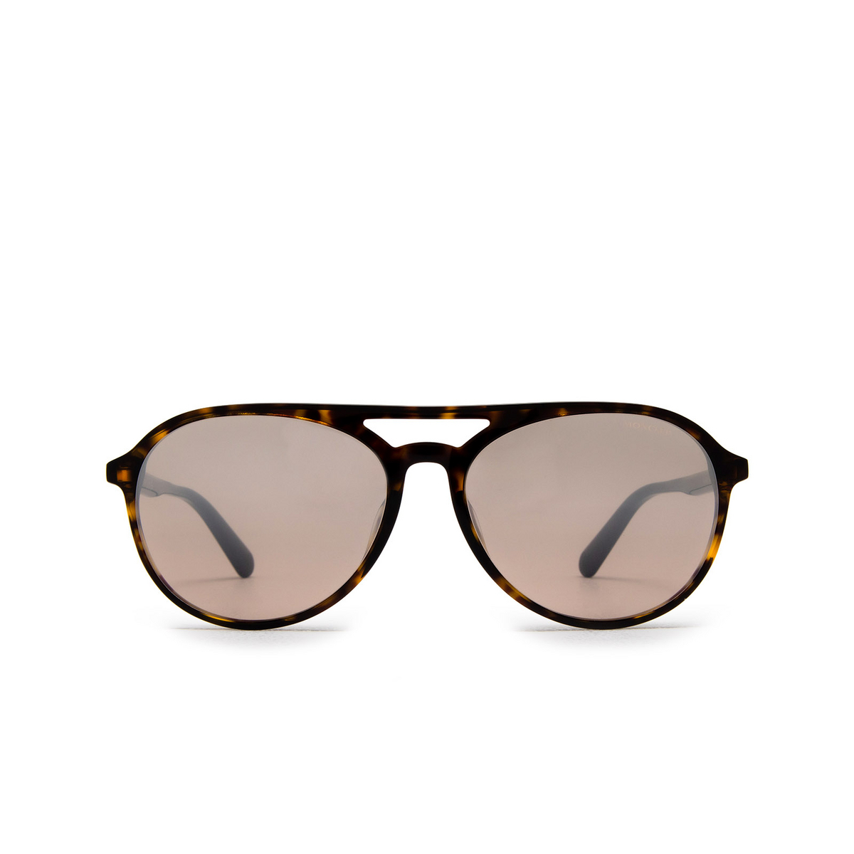 Moncler ML0228 Sunglasses 52L Dark Havana - front view