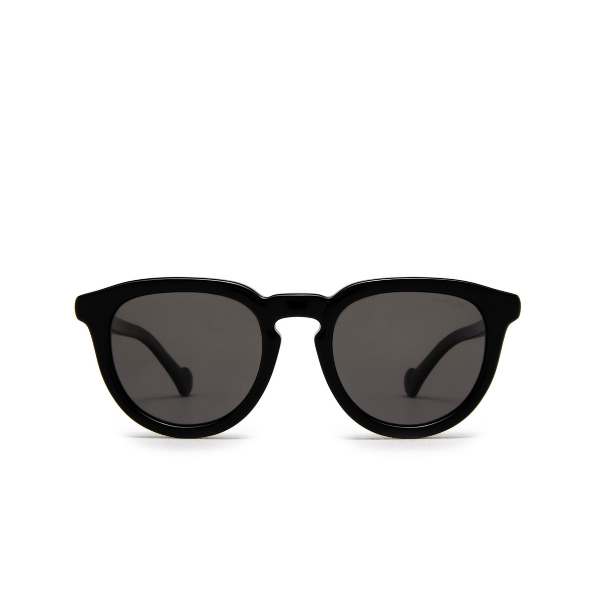 Moncler ML0229 Sunglasses 01D Shiny Black - front view